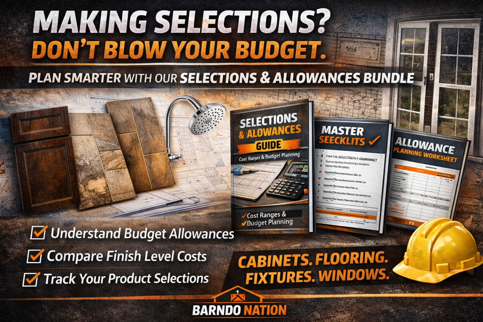 Ultimate DIY Barndominium Build System™ | Builder Guide + Decisions + Selections Bundle